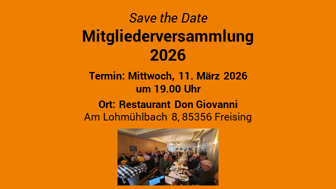 Save-the-Date Mitgliederversammlung 2026