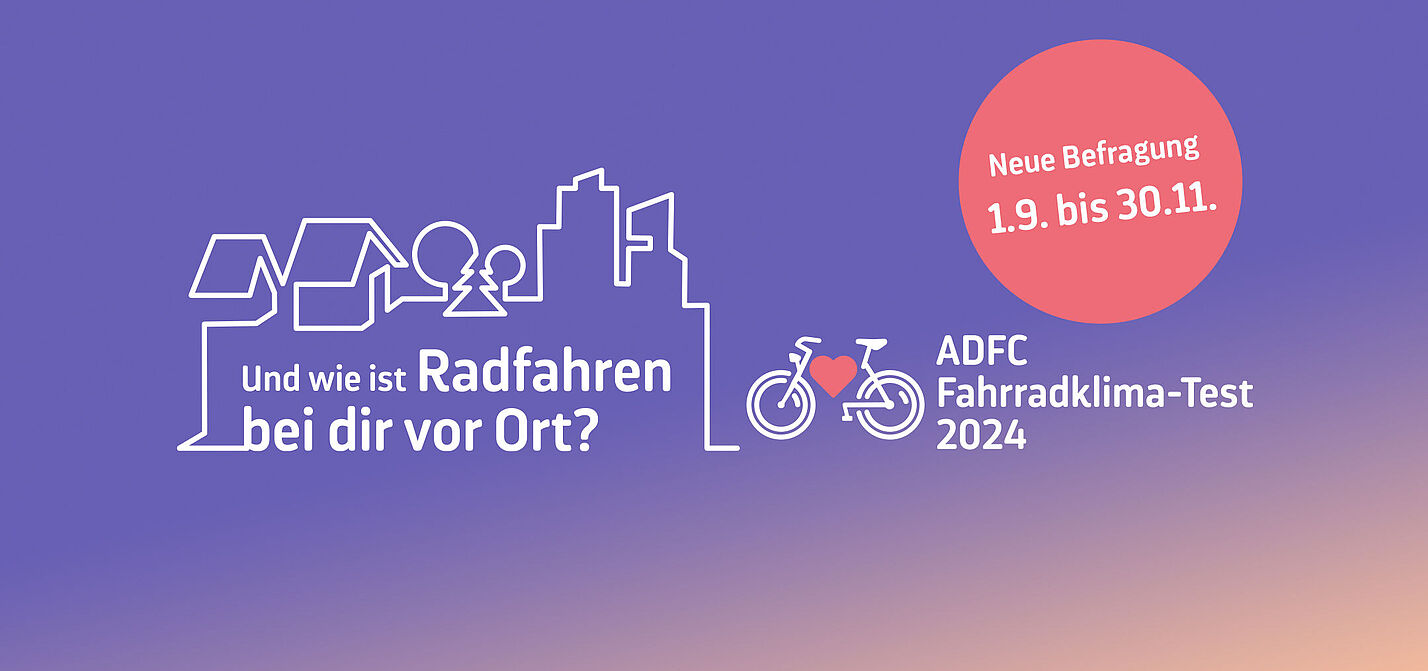 Fahrradklima-Test 2024: Mitmachen