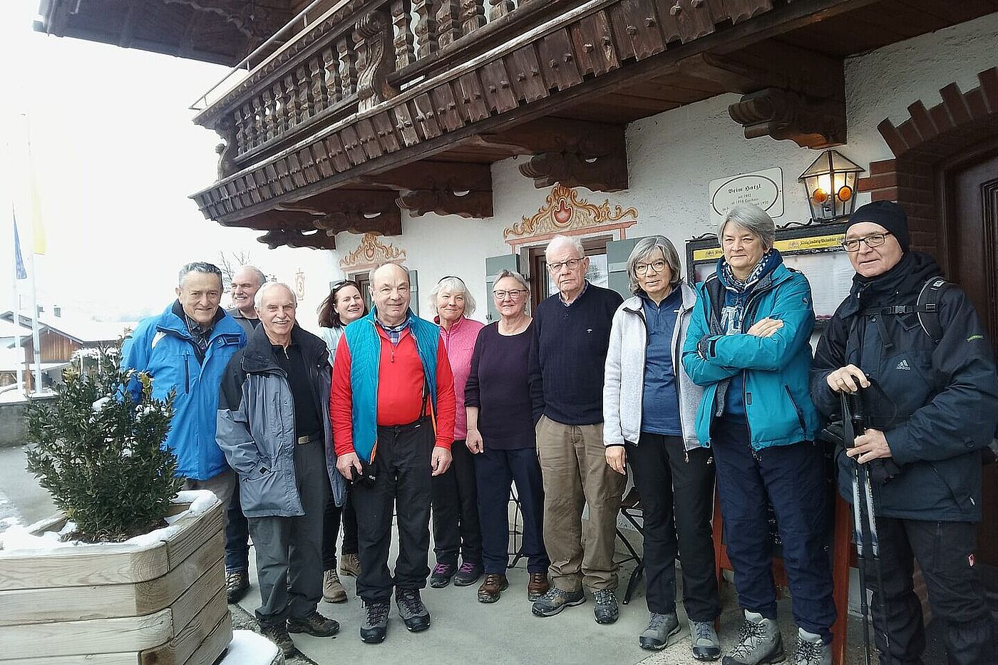 Winterwanderung mit Franz