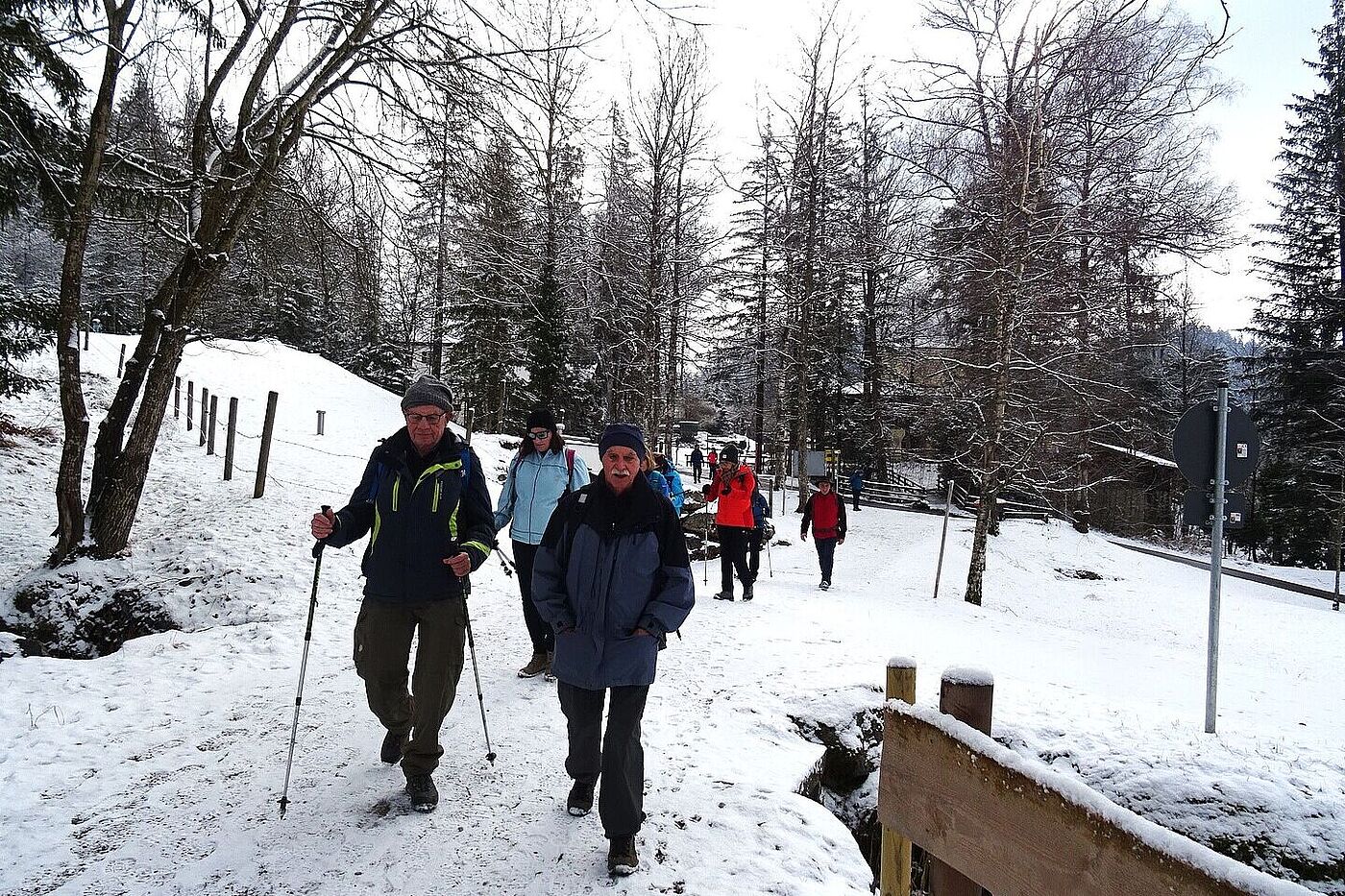 Winterwanderung mit Franz
