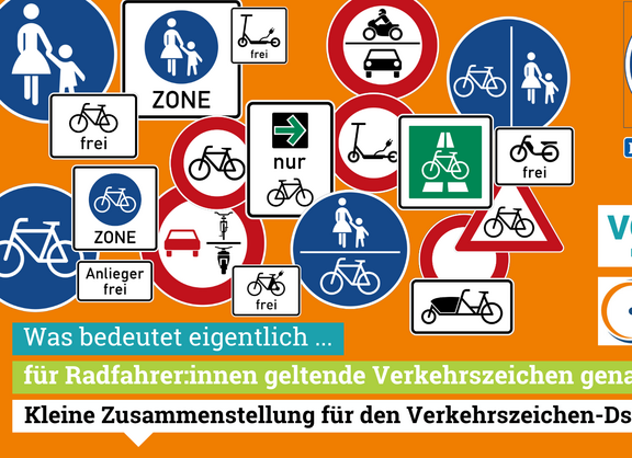 Bedeutung von Verkehrszeichen für Radfahrer:innen