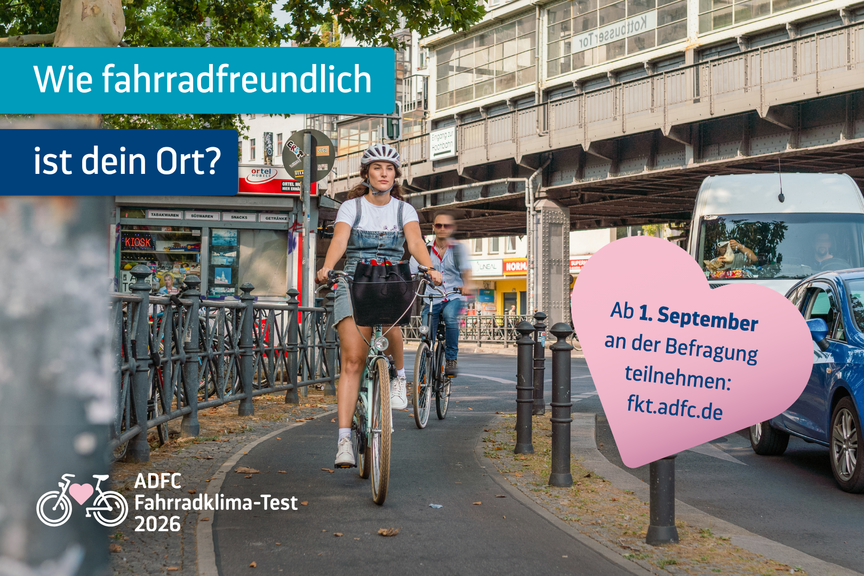 Save the Date: Fahrradklimatest Save the Date: Fahrradklimatest