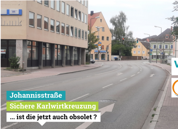 Johannisstraße Schutzstreifen