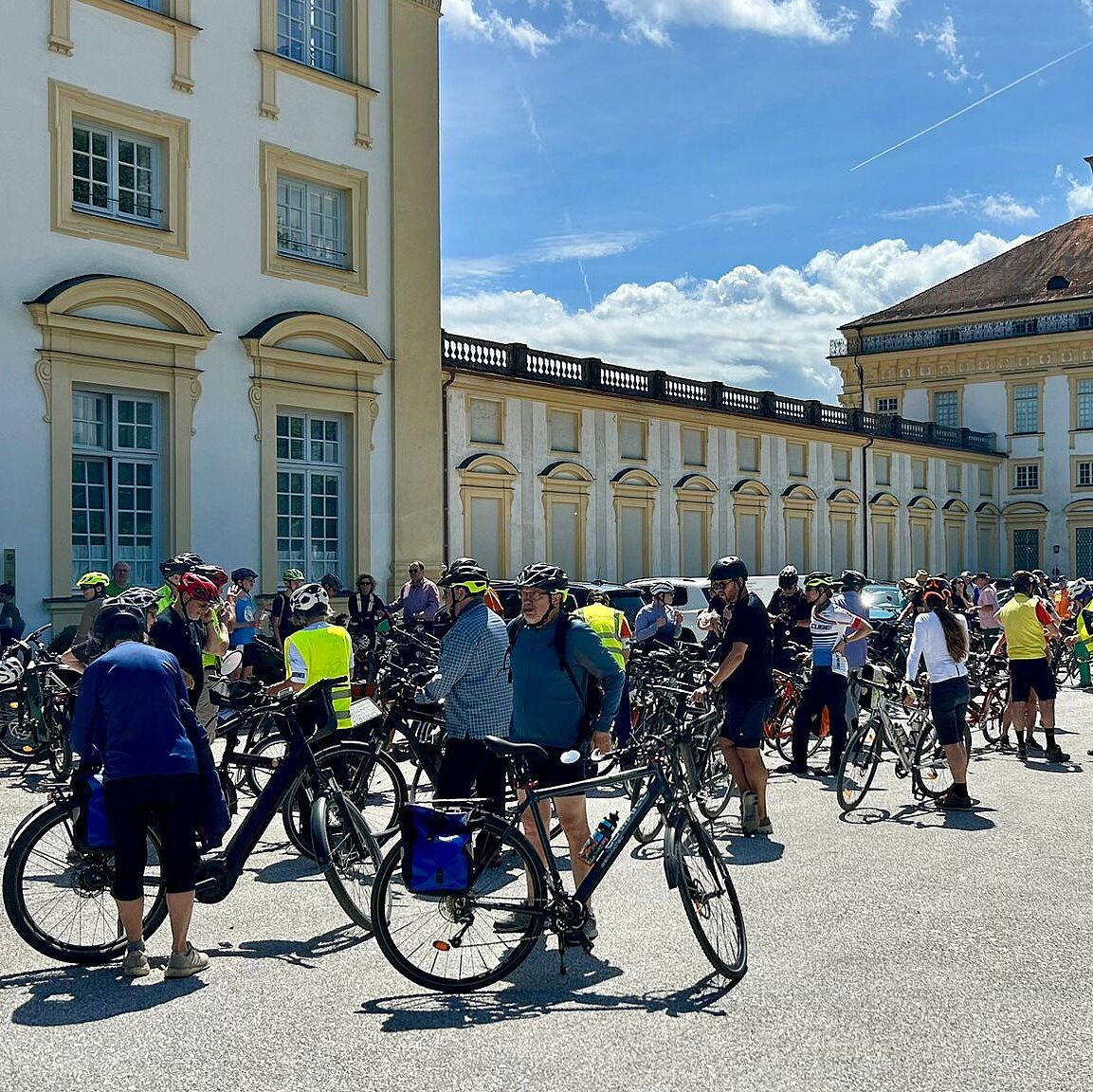 Sternfahrt München (Rast in Oberschleißheim)