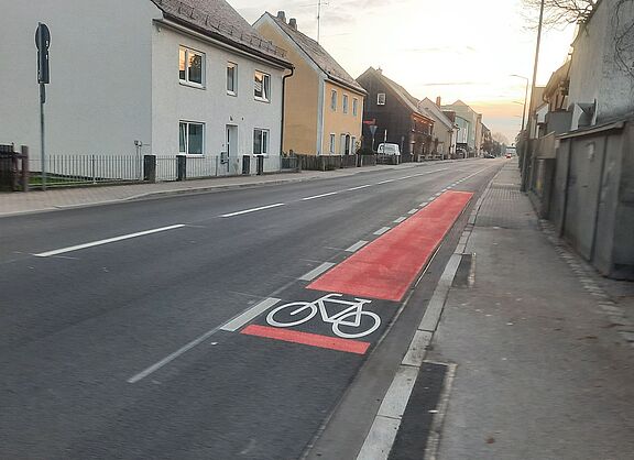 Schutzstreifen-Fragment Dr.-von-Daller-Straße in Freising