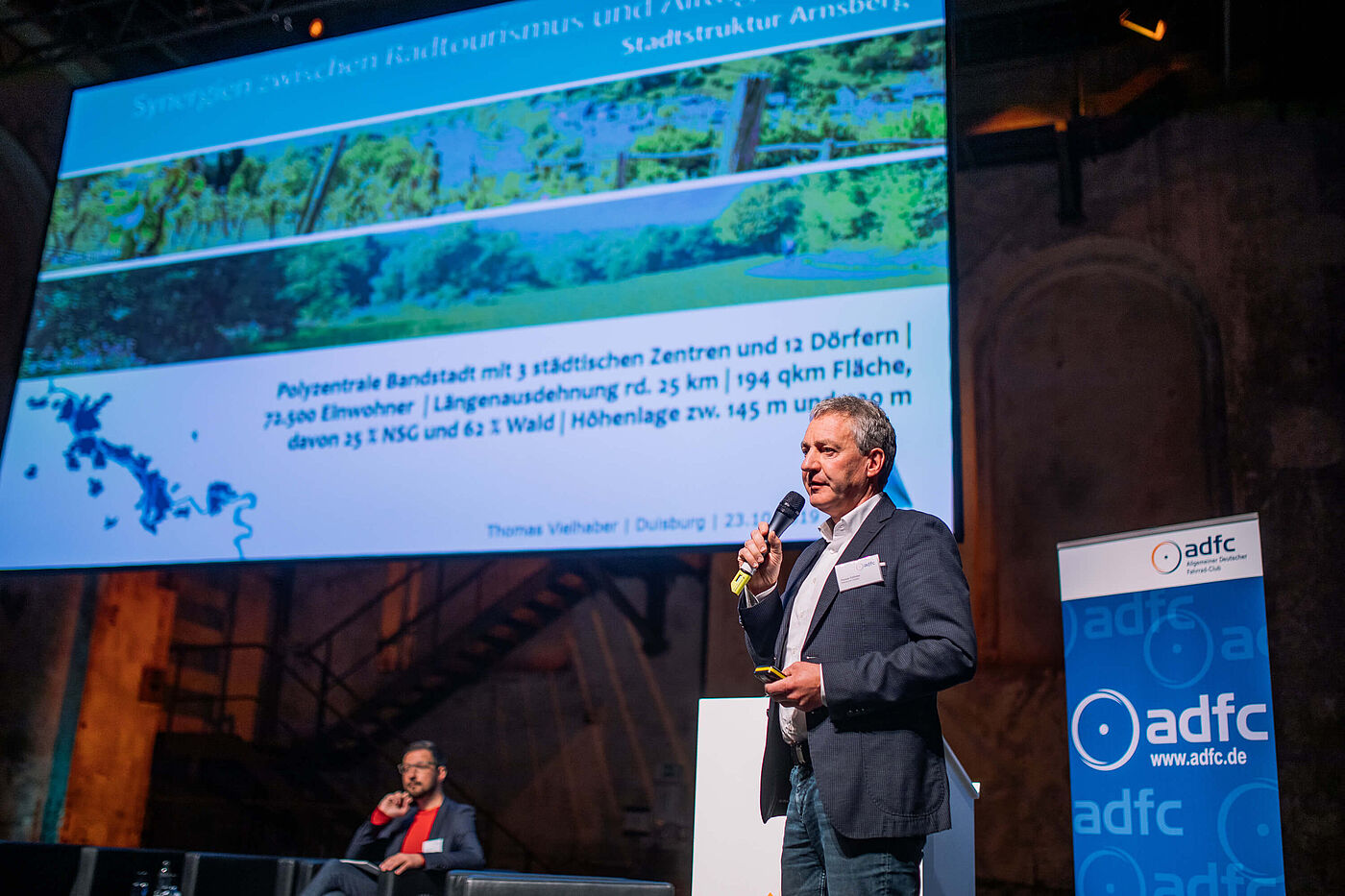 Erster Nationaler Radtourismus Kongress Thomas Vielhaber Ein gutes Beispiel wie Synergien zwischen Alltag und Freizeit genutzt werden können, zeigte Thomas Vielhaber von der Stadt Arnsberg.
