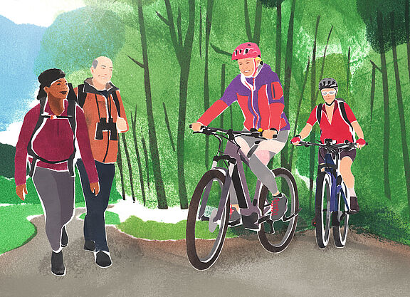 Radfahren und Naturschutz Titelbild Radfahren und Naturschutz