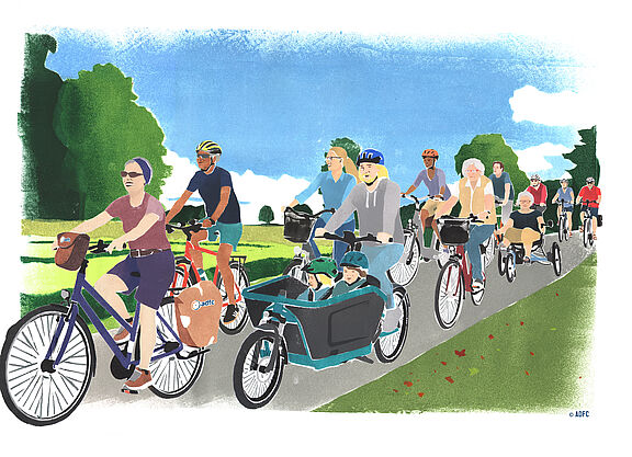 Mit dem ADFC auf Tour Geführte ADFC-Radtour