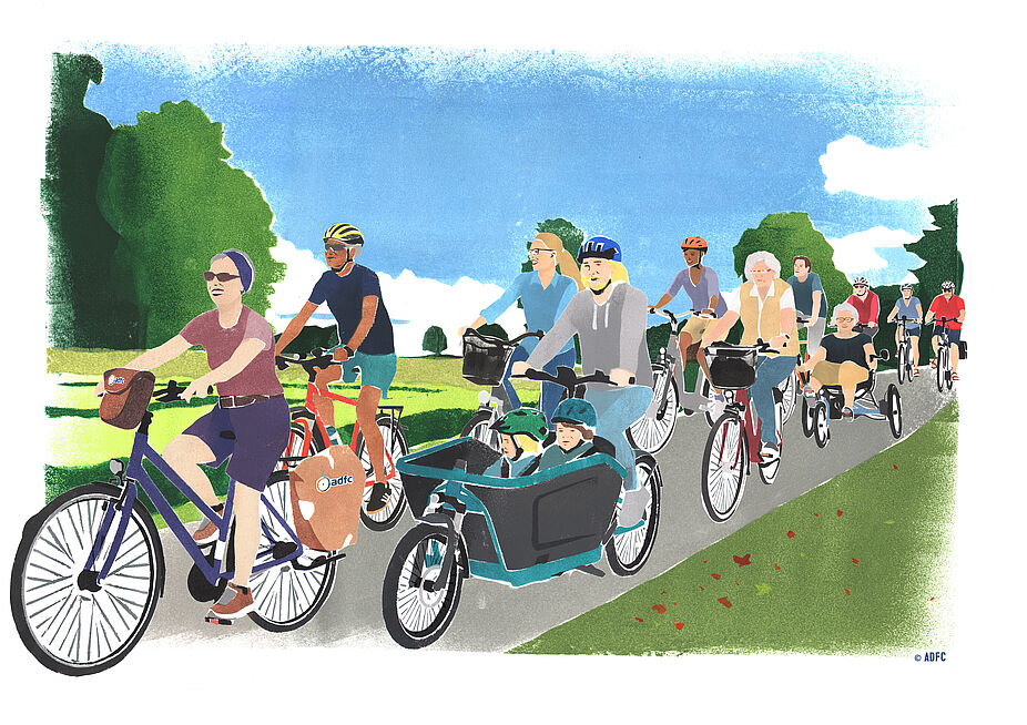 Mit dem ADFC auf Tour Geführte ADFC-Radtour
